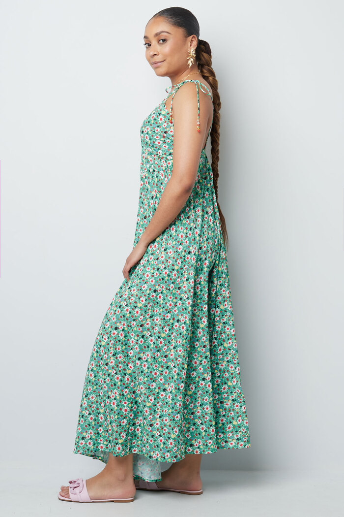 Maxi jurk summer vibes - groen Afbeelding3